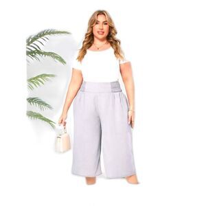 Women's Wide Leg Cropped Pants Size XL NWT